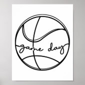 Basketball Game Day Poster (Vorne)