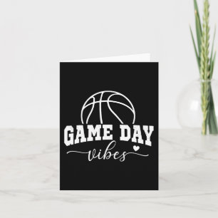 Basketball Game Day Vibes Basketball Mama Lebensla Karte