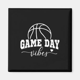 Basketball Game Day Vibes Basketball Mama Lebensla Magnet