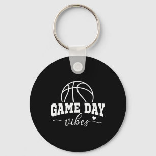 Basketball Game Day Vibes Basketball Mama Lebensla Schlüsselanhänger