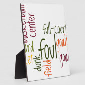 Basketball Game Schönes phantastisches Zitat Fotoplatte (Seite)