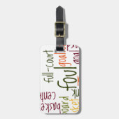 Basketball Game Schönes phantastisches Zitat Gepäckanhänger (Vorderseite vertikal)