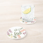 Basketball Game Schönes phantastisches Zitat Getränkeuntersetzer (Seite)