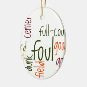 Basketball Game Schönes phantastisches Zitat Keramik Ornament (Links)