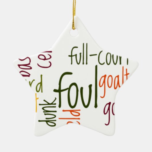 Basketball Game Schönes phantastisches Zitat Keramikornament (Vorne)