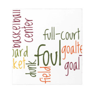 Basketball Game Schönes phantastisches Zitat Notizblock