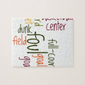 Basketball Game Schönes phantastisches Zitat Puzzle (Horizontal)