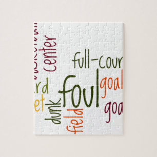 Basketball Game Schönes phantastisches Zitat Puzzle