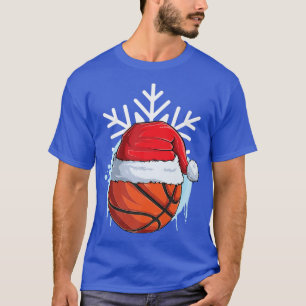 Basketball Game Weihnachts-Hobby-Hobby-Hat Schnee T-Shirt
