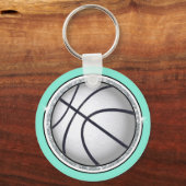 Basketball-Gastgeschenke für Mädchen, FARBEN änder Schlüsselanhänger (Rückseite)