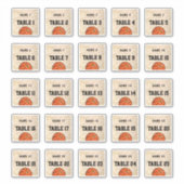 Basketball-Gastnamen 2" Aufkleber (Vorderseite)