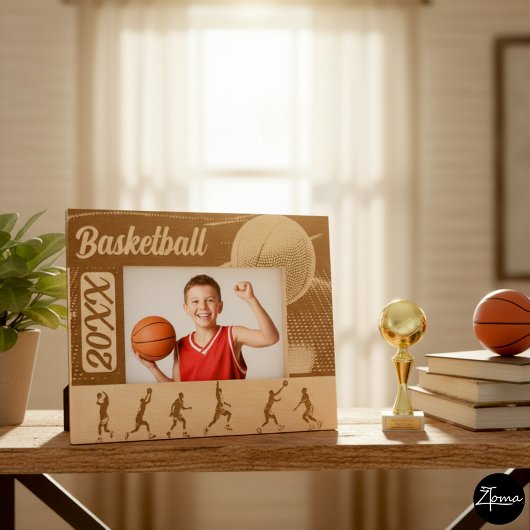 Basketball Geätzte Rahmen