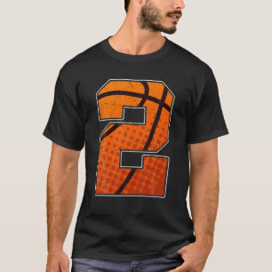 Basketball Geburtstag 2 für zwei Jahre Junge oder T-Shirt