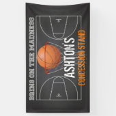 Basketball Geburtstag, Basketball Thema, Geburtsta Banner (Vertikal)