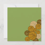 Basketball Geburtstag Einladung (Rückseite)