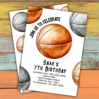 Basketball Geburtstag Einladung Basketball Party