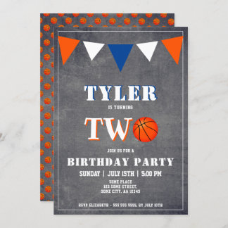 Basketball Geburtstag Einladung Junge 2. Geburtsta