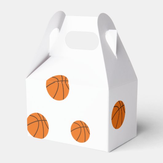 Basketball Geburtstag Geschenkschachtel (Rückseite)