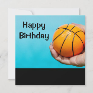 Basketball-Geburtstag Karte