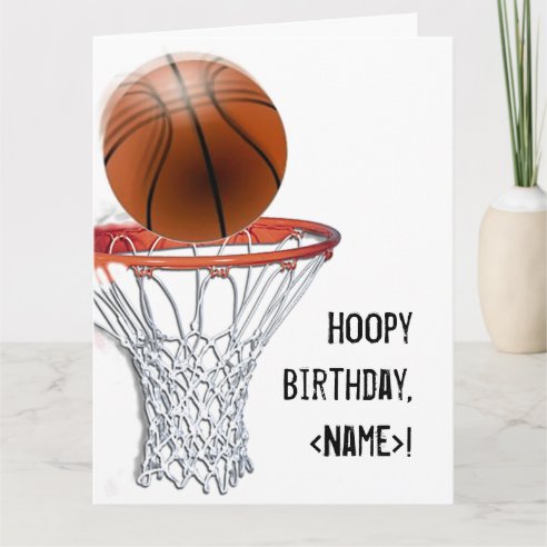 Basketball Geburtstagskarten Zazzle.de
