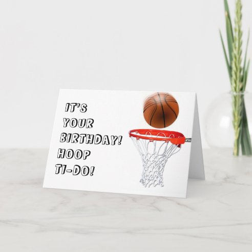 Basketball Geburtstagskarten Zazzle.de