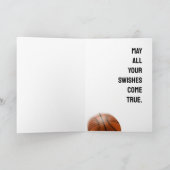 Basketball Geburtstag Karte (Innenseite)
