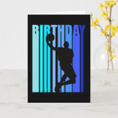 Basketball Geburtstag Mens Kinder Kinder Kinder Co Karte (Gelbe Blume)