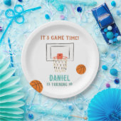 Basketball Geburtstag Pappteller (Party)