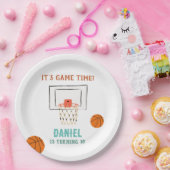 Basketball Geburtstag Pappteller (Party)
