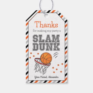 Basketball Geburtstag Vielen Dank für Ihre Unterst Geschenkanhänger