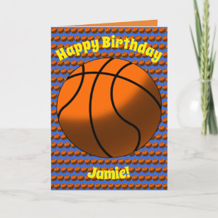 Basketball Geburtstagskarten Zazzle.de