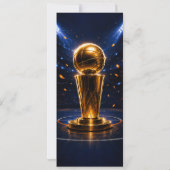 Basketball-Geburtstagsfeier-Ticket Einladung (Rückseite)