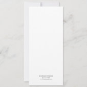 Basketball Geburtstagsfoto Einladung (Rückseite)