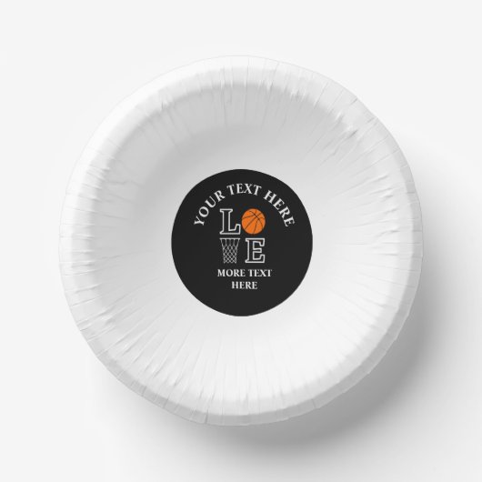 Basketball Geburtstagsgeschenk, Basketball Girl Pl Pappteller (Vorderseite)