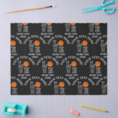 Basketball Geburtstagsgeschenk, Basketball Girl Pl Seidenpapier (Basteln)