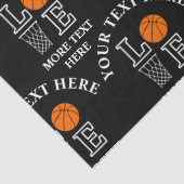 Basketball Geburtstagsgeschenk, Basketball Girl Pl Seidenpapier (Detail)