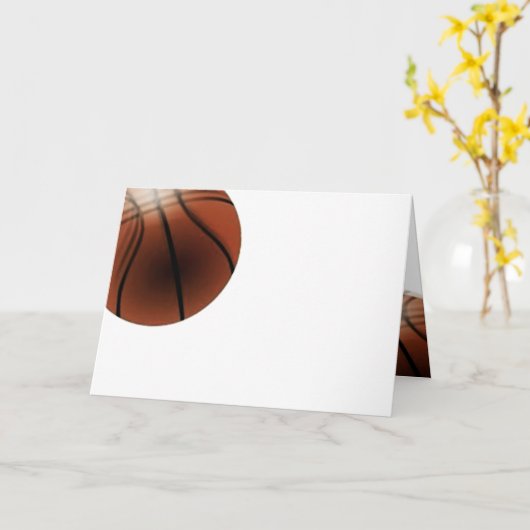 Basketball Geburtstagskarte Karte (Gelbe Blume)