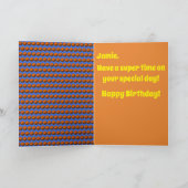 Basketball Geburtstagskarte Karte (Innenseite)