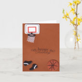 Basketball Geburtstagskarte Karte (Gelbe Blume)