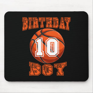 Basketball - Geburtstagskind 10 Jahre alt 10. Gebu Mousepad