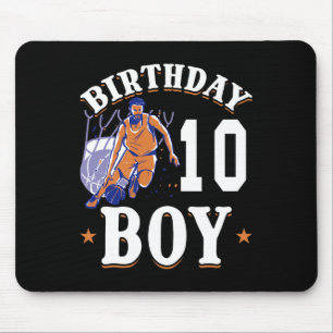 Basketball - Geburtstagskind 10 Jahre alt Geburtst Mousepad
