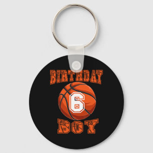 Basketball - Geburtstagskind 6 Jahre alt 6. Geburt Schlüsselanhänger