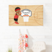 Basketball Geburtstagspartei personalisiert Banner (Insitu)