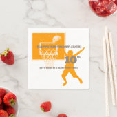 Basketball Geburtstagspartei Personalisiert Serviette (Beispiel)