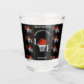 Basketball Geburtstagsparty, Basketball Player Schnapsglas (Vorderseite)