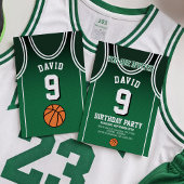 Basketball Geburtstagsparty Einladung
