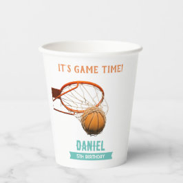 Basketball Geburtstagsparty Pappbecher