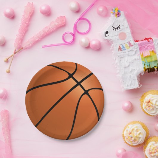 Basketball Geburtstagsparty Pappteller (Party)