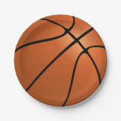 Basketball Geburtstagsparty Pappteller (Vorderseite)
