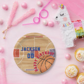 Basketball Geburtstagsparty Pappteller (Party)